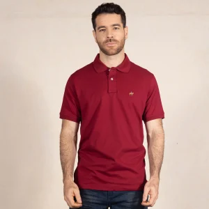 Polo Fondo Entero Color Rojo Vino Ref. 101260925