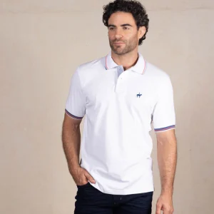 Polo Contraste Color Blanco Ref. 130181225