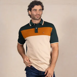 Polo Bloques Color Verde Petróleo Ref. 129051225