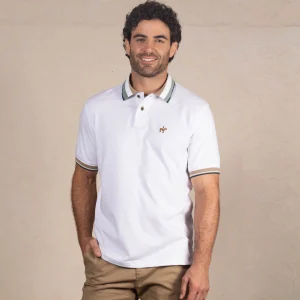 Polo Contraste Color Blanco Ref. 130251225