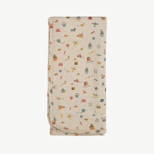 Manta reversible 'bygone toys' tapioca