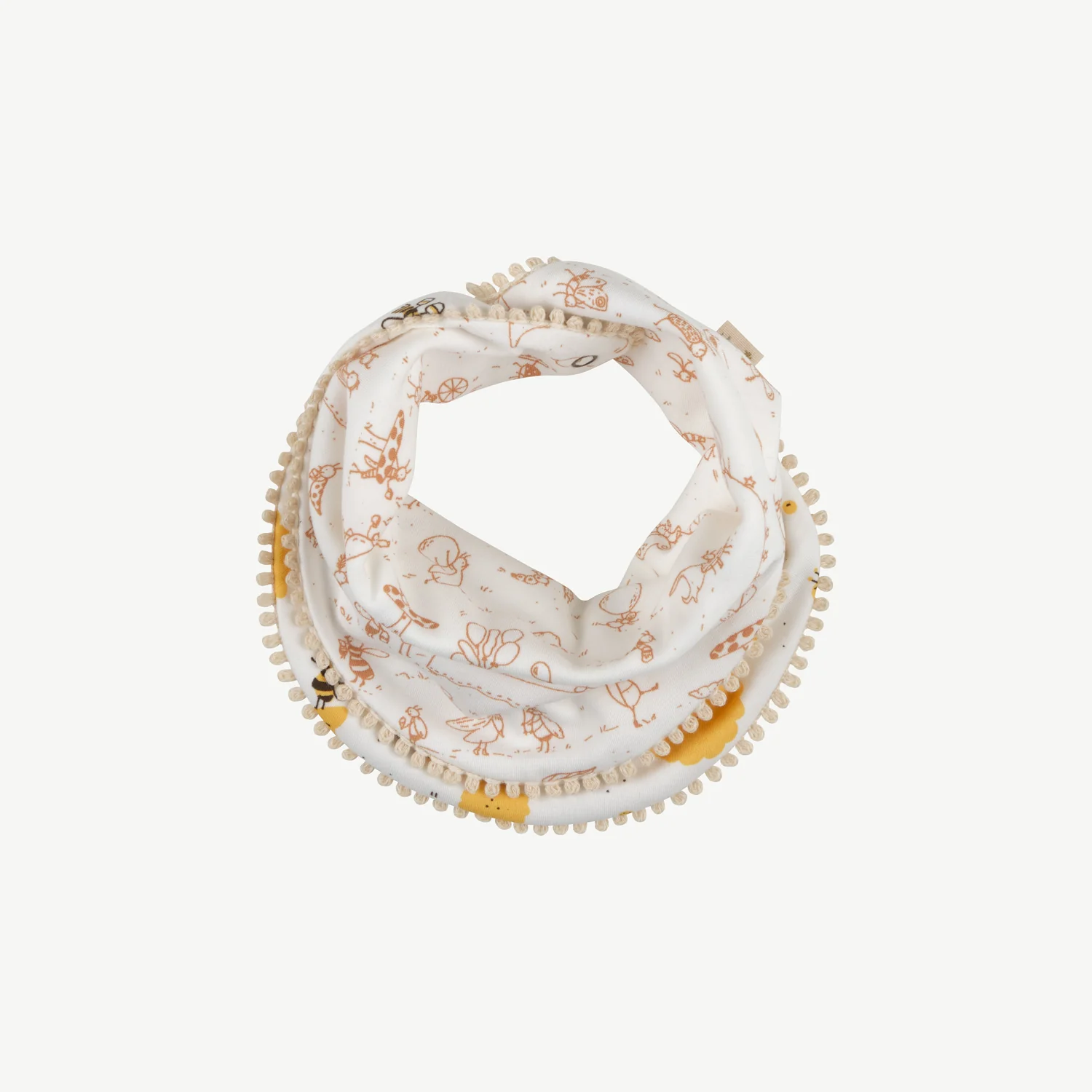 Bandana reversible 'buzzy bees' ivory - Imagen 3