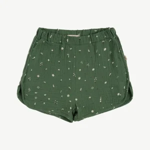 Shorts de Muselina 'dusty bloom' vineyard green