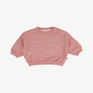 Sudadera 'dusty bloom' ash rose
