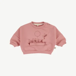 Sudadera 'garden carnival' ash rose