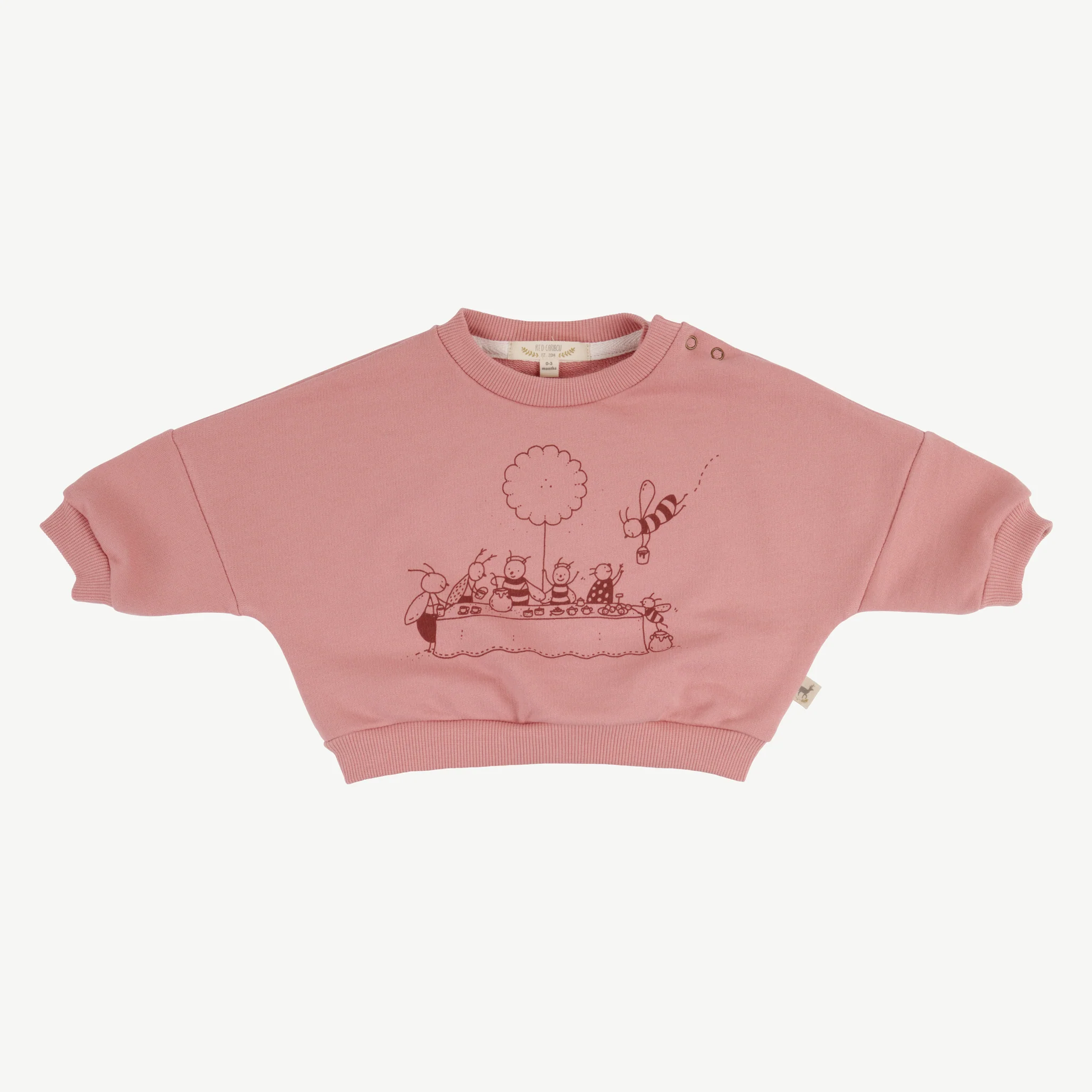 Sudadera 'garden carnival' ash rose - Imagen 3
