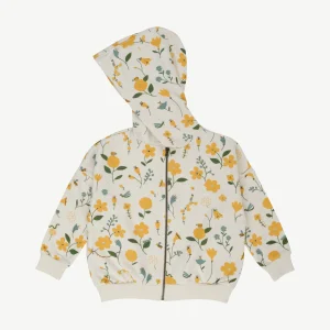 Polera con capucha 'spring blossom' whisper white