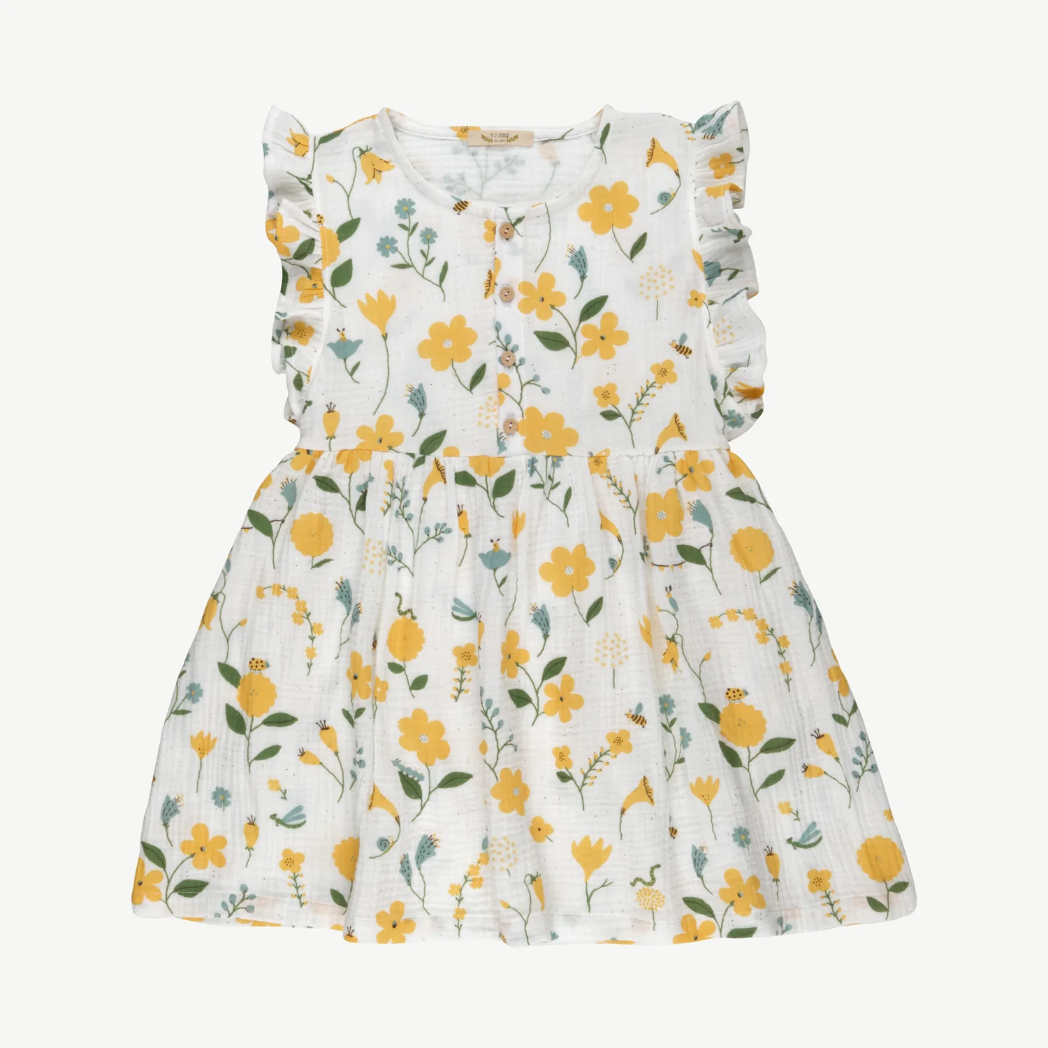 Vestido 'spring blossom' ivory