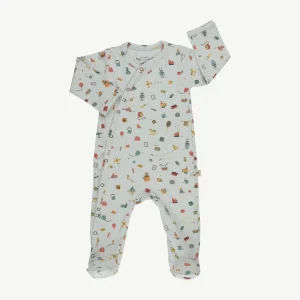 Enterizo con pies 'bygone toys' sky splash