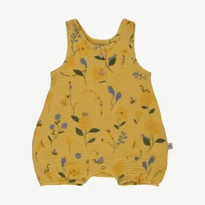 Romper 'spring blossom' amber yellow