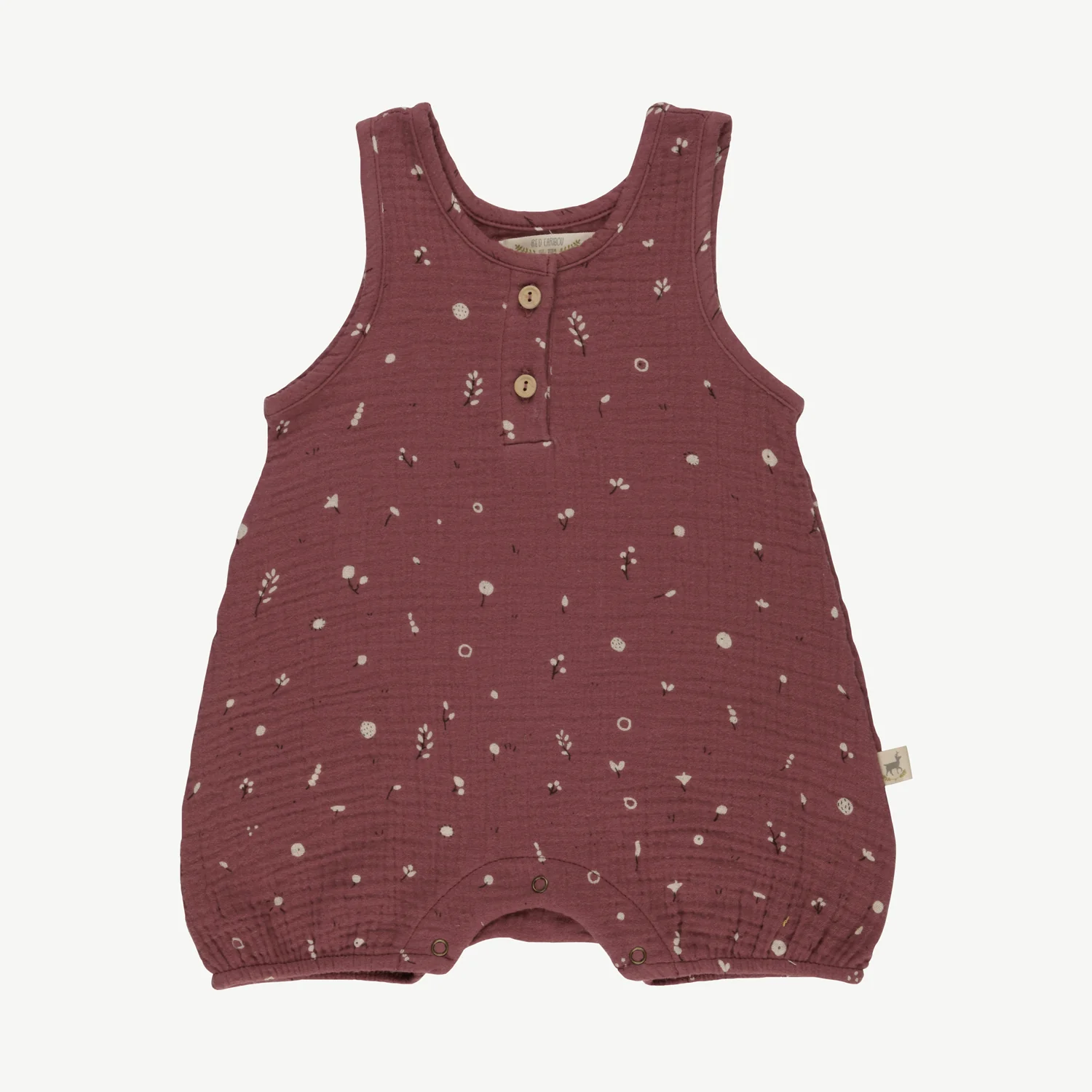 Romper 'dusty bloom' light mahogany