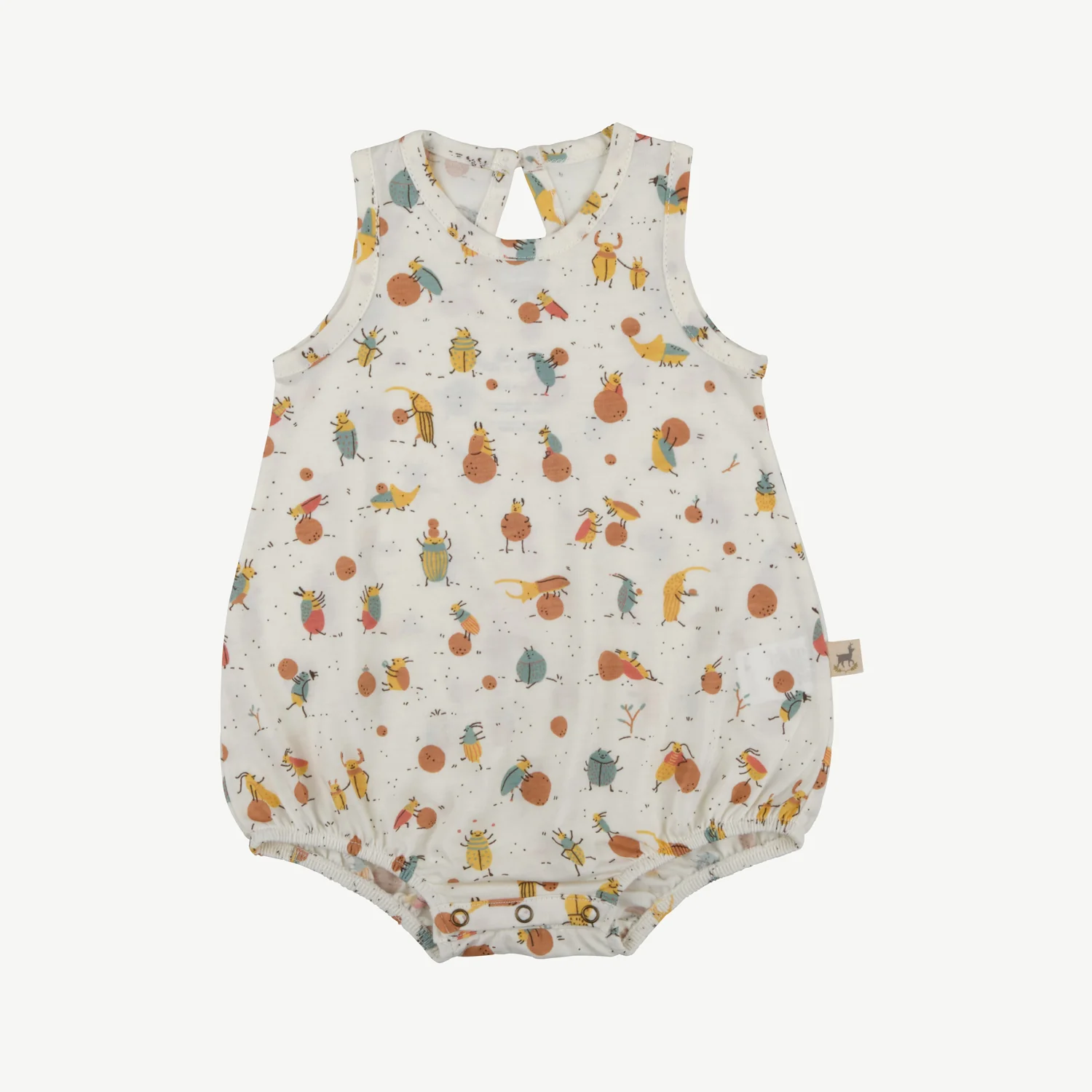 Body Bombacho 'juggling beetles' whisper white