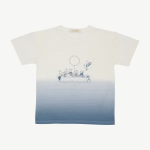 Polo 'garden carnival' dip dye china blue