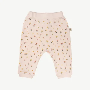 Pantalón de Bebé Rosa Pálido - Flores Silvestres