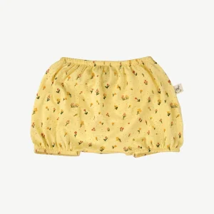 Bombachas de Bebé Amarillo Claro - Flores Silvestres