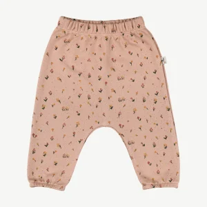 Joggers de Bebé Rosa Caoba - Flores Silvestres