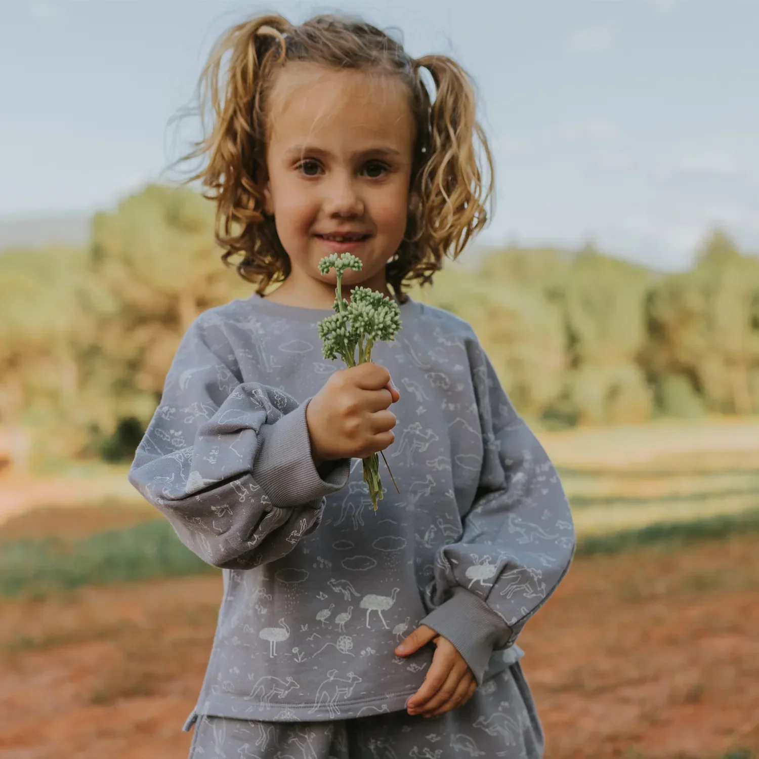 Polera con Mangas Globo Gris Lavanda - Historia - Imagen 3