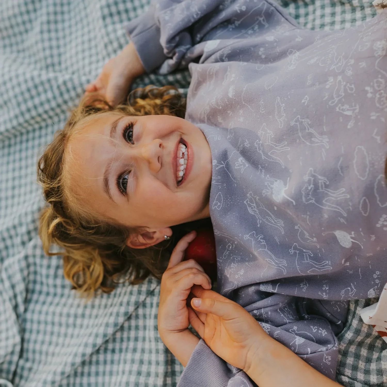 Polera con Mangas Globo Gris Lavanda - Historia - Imagen 5