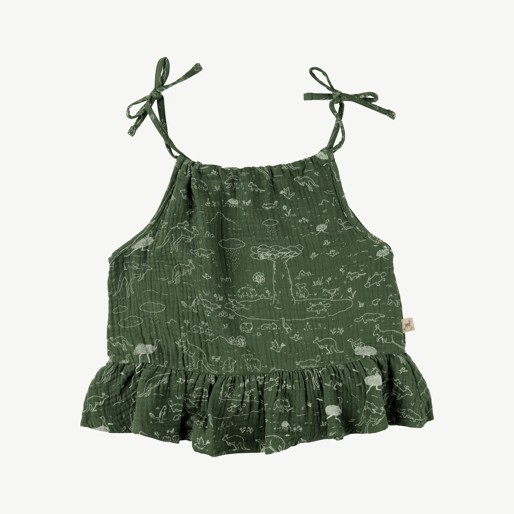 Blusa de Tirantes Verde Pino - Historia