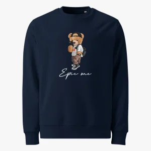 Sudadera Sin Capucha Azul Marino Epic Me Bear