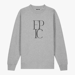 Sudadera Sin Capucha Gris EPIC