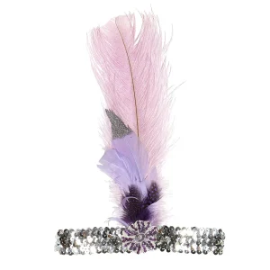 Tocado de plumas Sparrows Nest - wisteria