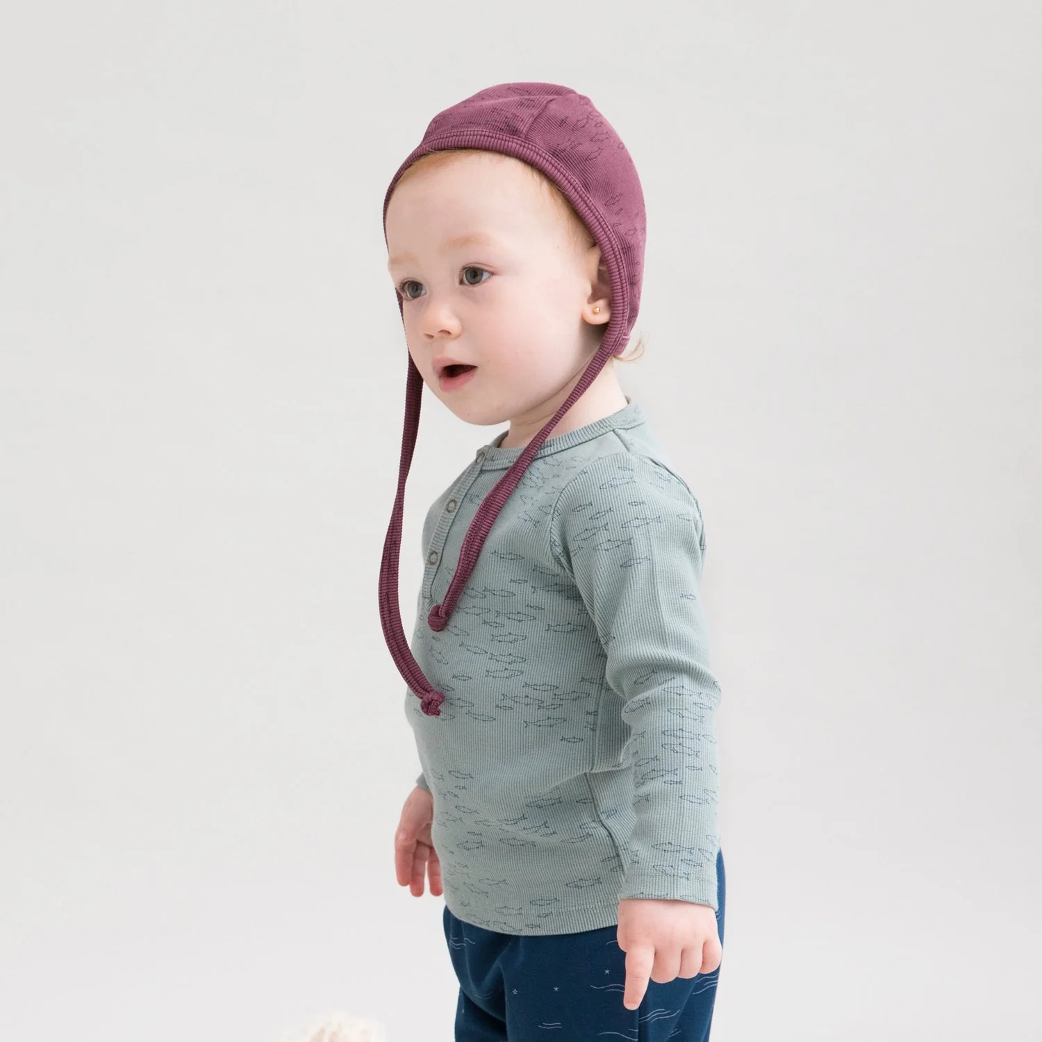 Gorro 'schooling fish' ivory - Imagen 4