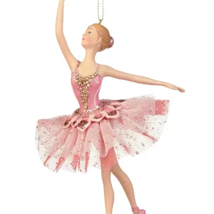 Adorno navideño - Bailarina tul rosa