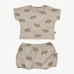 Set Polo Manga Corta + Bloomers - Rhino