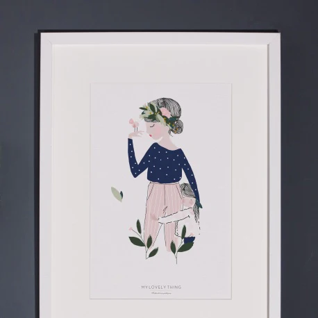 Lámina - Adelaïde azul