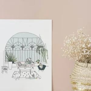 Lámina - Jardín de invierno