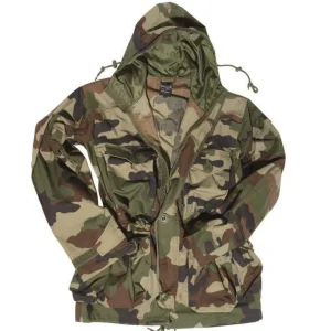 Chaqueta militar camuflaje con tiras Molle en espalda