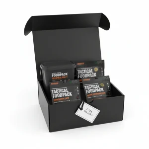 CAJA VEGANA – Green Survival | Box Regalo 100% Vegetal Tactical Foodpack