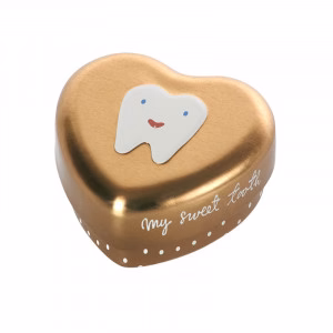 Cajita de dientes para Ratoncito Pérez - oro