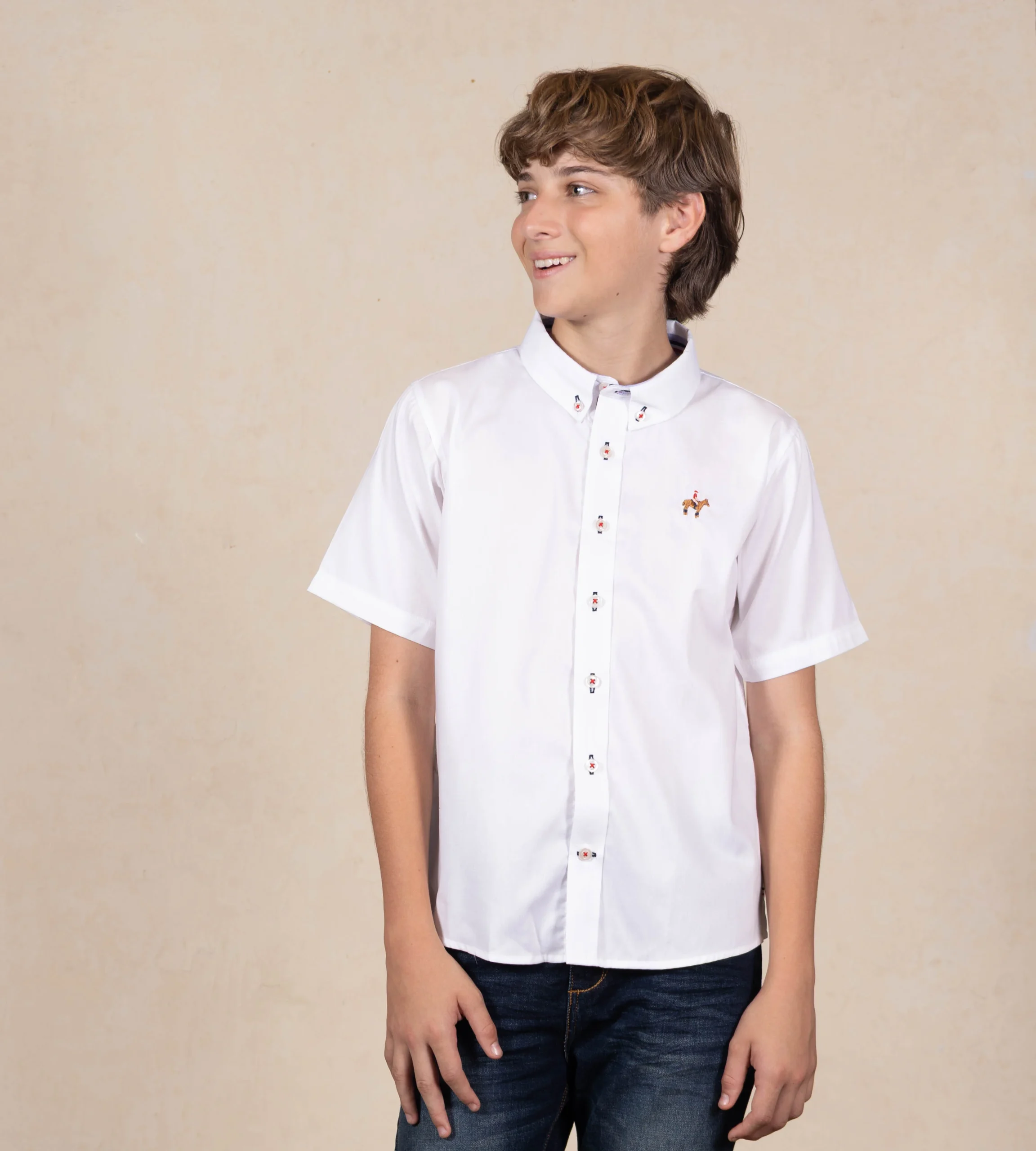 | Kids | Camisa Fondo Entero Manga Corta Blanco Ref. 204021225 - Imagen 4