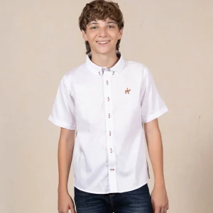 | Kids | Camisa Fondo Entero Manga Corta Blanco Ref. 204021225
