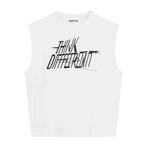 Crop Top Tank Think Different Blanca