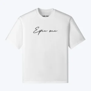 Epic Me Blanca Square Tee – Corte Moderno