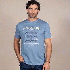 Camiseta Estampada Color Acero Ref. 150021225