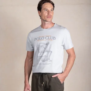 Camiseta Estampada Color Gris Claro Ref. 150021125