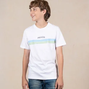 | Kids | Camiseta Rayas Color Blanco Ref. 208011225