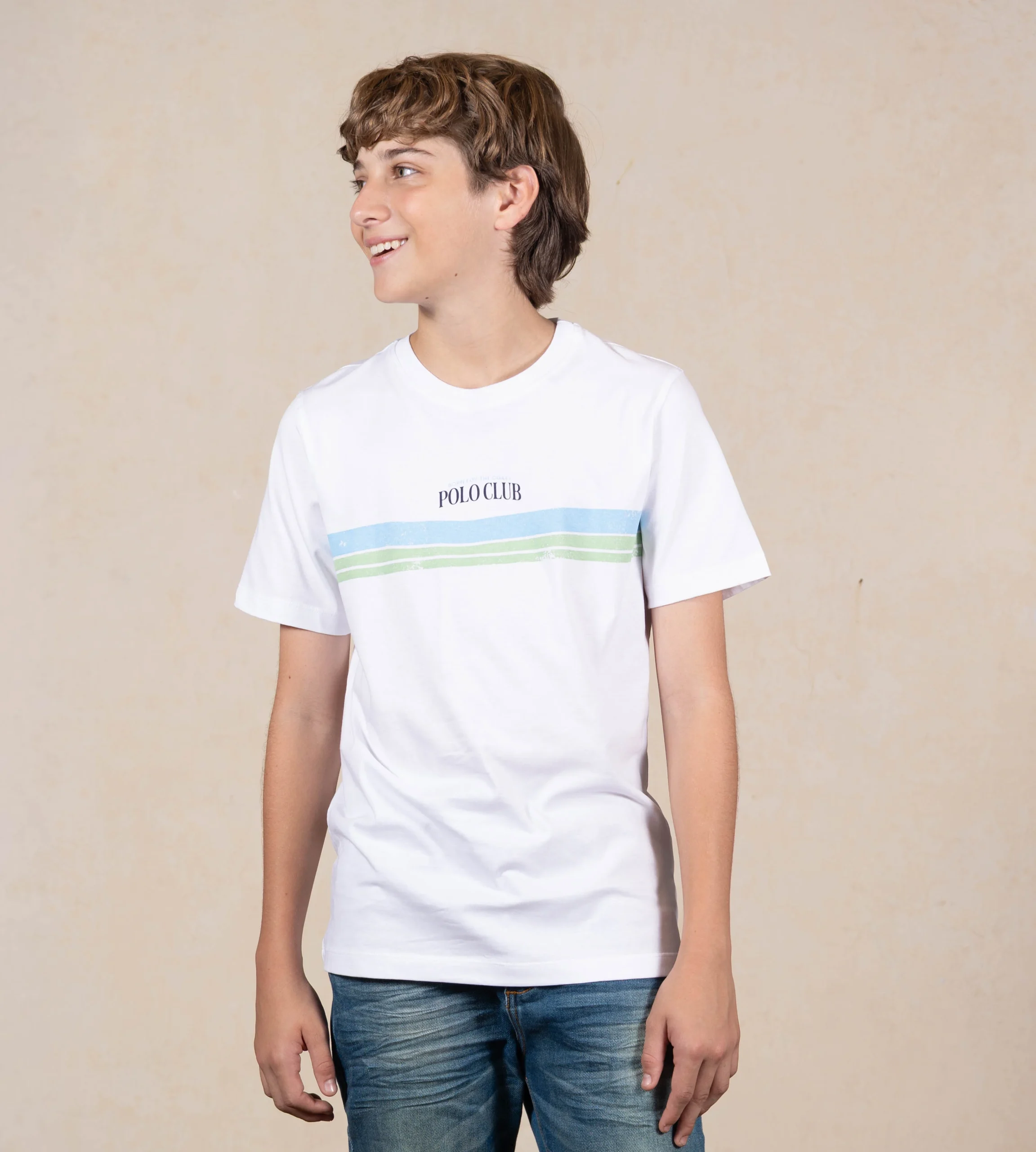| Kids | Camiseta Rayas Color Blanco Ref. 208011225