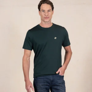 Camiseta Fondo Entero Verde Petroleo Ref. 152121125