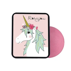 Colorete en polvera unicornio