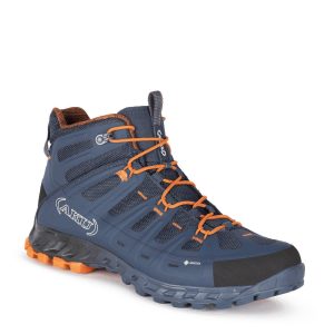 Bota AKU Wild Mid GTX Azul Naranja