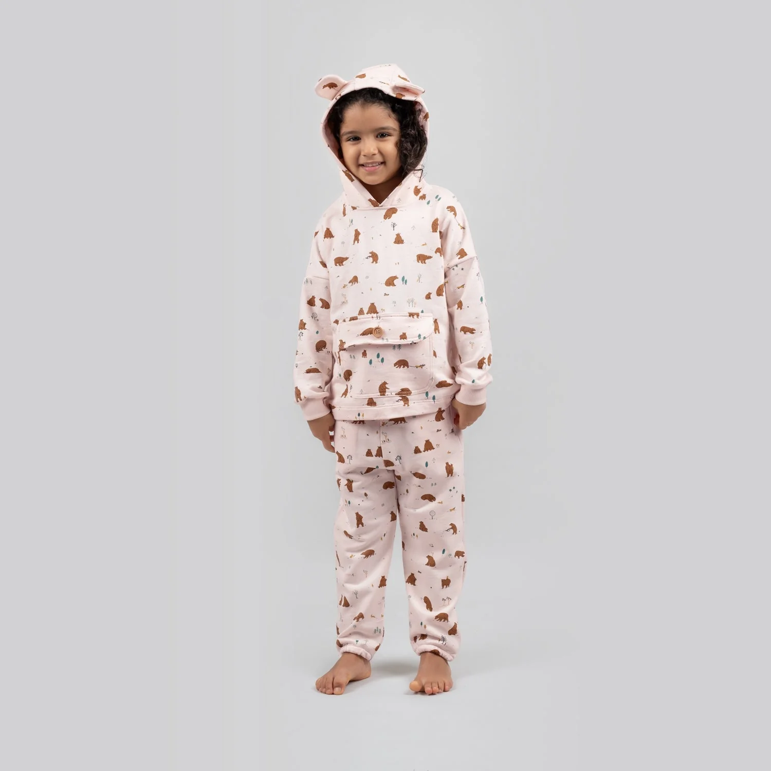 Sweatshirt con capucha 'forester bears' pearl - Imagen 3