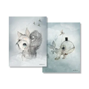 Pack Dear Whalie + Mini Toffle 18x24cm