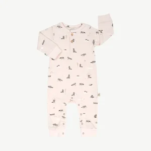 Enterizo 'frolicsome raccoons' pearl