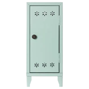 Armario con tres perchas - verde