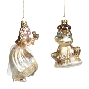 Adorno navideño - Princesa y sapo